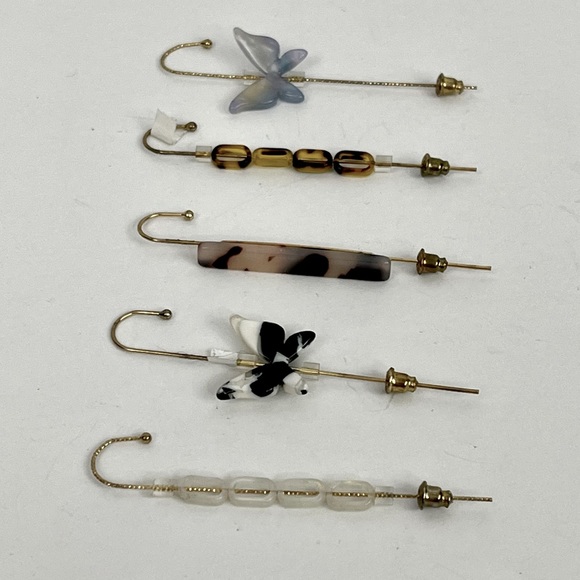 Lot of 5 Ear Cuffs Gold Tone in Color Earrings NWOT - Picture 10 of 11